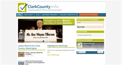 Desktop Screenshot of clarkcounty.info
